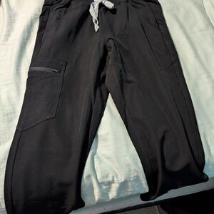 Lux Black Scrub Pants